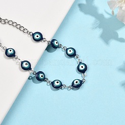 304 Stainless Steel Link Chain Bracelets High Polished&nbsp;BJEW-K265-007P-01