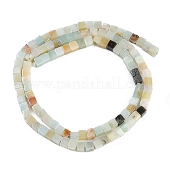 Natural Flower Amazonite Beads Strands&nbsp;G-B129-A15-01
