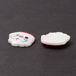 Christmas Themed Opaque Resin Cabochons&nbsp;CRES-P022-03