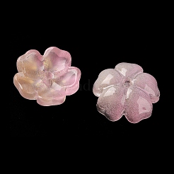 Dyed & Heated Gradient Color Glass Bead Cap&nbsp;GLAA-D307-01