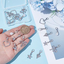 20Pcs 5 Styles Alloy Shoe Charms&nbsp;HJEW-WR00011