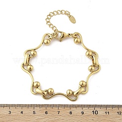 304 Stainless Steel Link Chain Bracelets for Women&nbsp;BJEW-F488-09G