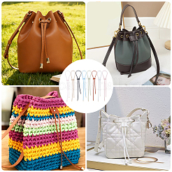 8Pcs 8 Colors PU Leather Drawstring for Bucket Bag&nbsp;DIY-CL0001-44