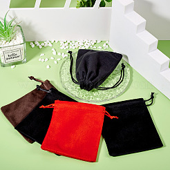 10Pcs Velvet Jewelry Drawstring Storage Pouches&nbsp;ABAG-TA0001-31B