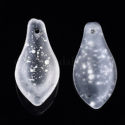 Transparent Spray Painted Glass Pendants&nbsp;GLAA-N042-001A-A01