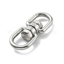 304 Stainless Steel Double Eye Swivel Clasps&nbsp;STAS-B082-06P