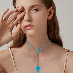 Luminous Plastic Pendant Necklaces&nbsp;NJEW-DC0001-06A