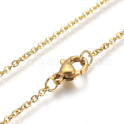 304 Stainless Steel Pendant Necklaces&nbsp;NJEW-F275-14G