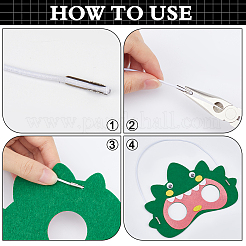 350Pcs Iron Folding Crimp Ends&nbsp;FIND-GF0006-97