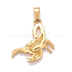 Ion Plating(IP) 304 Stainless Steel Pendants&nbsp;STAS-D165-14G-12
