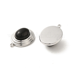 Natural Black Onyx(Dyed & Heated) Pendants&nbsp;STAS-L025-006P-03