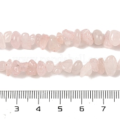Natural Rose Quartz Chip Bead Strands&nbsp;G-M205-02A