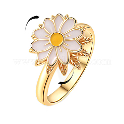 Daisy Rotatable Finger Ring for Women&nbsp;PW-WGB93E2-01