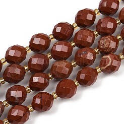 Natural Red Jasper Beads Strands&nbsp;G-N342-149I-17