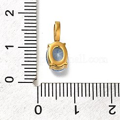 Ion Plating(IP) 304 Stainless Steel Rhinestone Pendants&nbsp;STAS-A104-11G-08