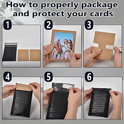 100Pcs Rectangle PO with PE Film Bubble Self Adhesive Bubble Mailers&nbsp;ABAG-NB0002-41