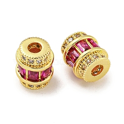 Rack Plating Brass Cubic Zirconia Beads&nbsp;KK-L215-316A-01G