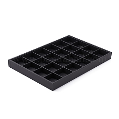 Stackable Wood Display Trays Covered By Black Leatherette&nbsp;X-PCT107