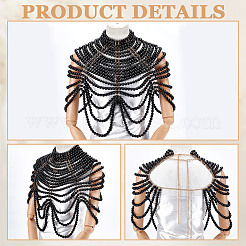 1Pc Plastic Imitation Pearl Bra Body Chain&nbsp;AJEW-GA0008-12A