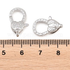 Brass Lobster Claw Clasps&nbsp;KK-H287-08G-P