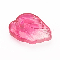 Two-Tone Transparent Glass Charms&nbsp;GLAA-H016-15