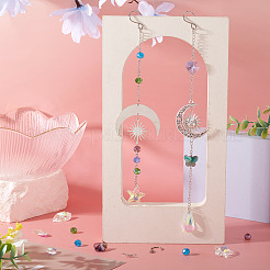 DIY Star Moon Suncatcher Making Kits&nbsp;DIY-TA0013-80