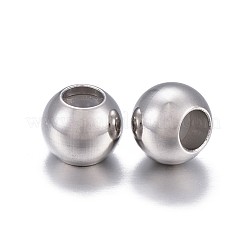201 Stainless Steel Beads&nbsp;STAS-P238-02P-01