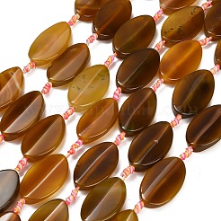 Dyed & Heated Natural Agate Beads Strands&nbsp;GG-CBAB9C6-F01-01