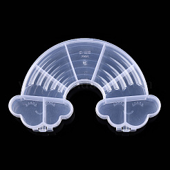 9 Grids Rainbow Plastic Bead Containers&nbsp;CON-T002-06