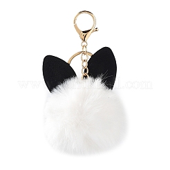 Faux Fur Cat Pendant Keychain&nbsp;ANIM-PW0002-20A