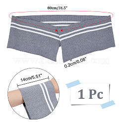 95% Polyester & 5% Stripe Pattern Elastic Fiber Ribbing Fabric for Cuffs&nbsp;FIND-WH0016-36A