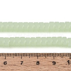 Imitation Jade Glass Beads Strands&nbsp;GLAA-N026-3x6mm-J03