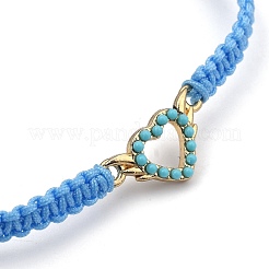 Adjustable Nylon Cord Braided Bead Bracelets&nbsp;BJEW-JB05394-02
