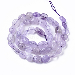 Natural Lavender Amethyst Beads Strands&nbsp;G-R465-52B