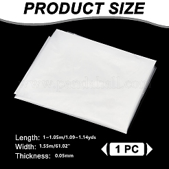 Transparent TPU Soft Waterproof Fabric&nbsp;DIY-WH0580-36