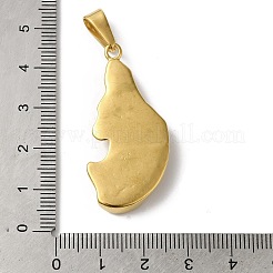 PVD Vacuum Plating 304 Stainless Steel Pendants&nbsp;STAS-B069-33G
