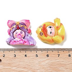 Cartoon Opaque Resin Decoden Cabochons&nbsp;CRES-A057-02