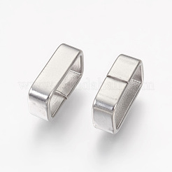 Tarnish Resistant 304 Stainless Steel Slide Charms&nbsp;STAS-G187-31P