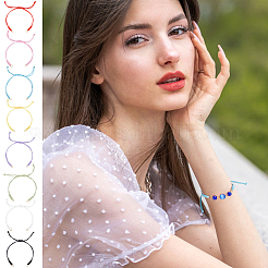 24Pcs 8 Colors Waxed Polyester Cord Bracelets Making&nbsp;BJEW-UN00036