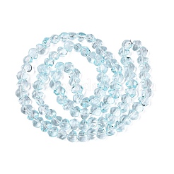 Baking Paint Transparent Glass Beads Strands&nbsp;GLAA-Q109-01A-01