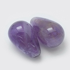 Natural Amethyst Half Drilled Beads&nbsp;X-G-G760-I01