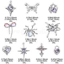 Rack Plating Alloy Pendants&nbsp;FIND-YW0003-33