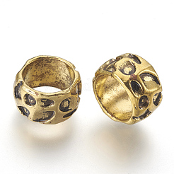 Rondelle Tibetan Style Alloy Beads&nbsp;X-GLF10982Y-NF