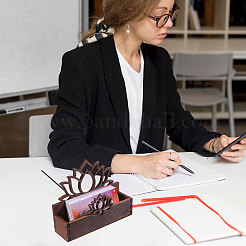 Wood Business Card Holder&nbsp;ODIS-WH0030-248A
