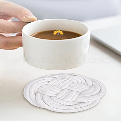 Handmade Cotton Hemp Rope Placemat&nbsp;AJEW-WH0070-70
