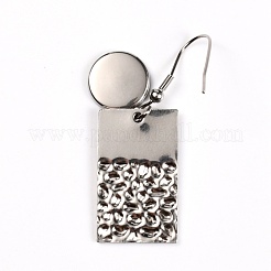 304 Stainless Steel Earring Hooks&nbsp;STAS-WH0027-20B