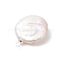 Natural Keshi Pearl Pendants&nbsp;PALLOY-JF04826