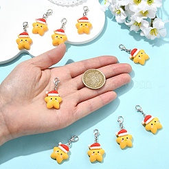 10Pcs Resin Pendant Decorations&nbsp;HJEW-YW00373