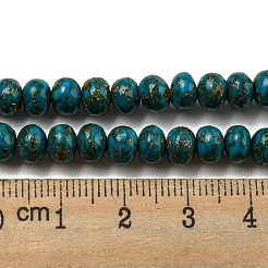 Dyed Synthetic Turquoise Beads Strands&nbsp;G-B070-C01-01
