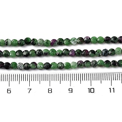 Natural Ruby in Zoisite Beads Strands&nbsp;G-F785-A01-01